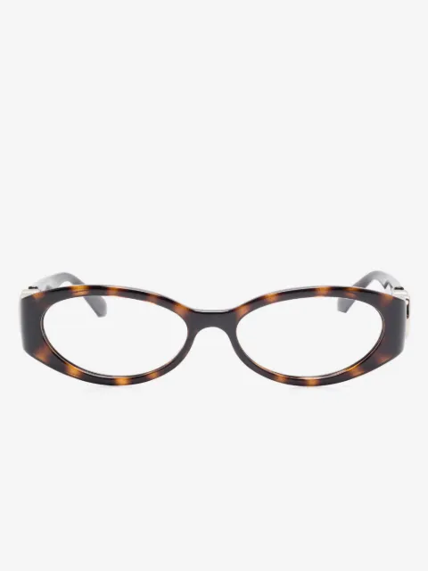 Gucci Eyewear Brille mit ovalem Gestell
