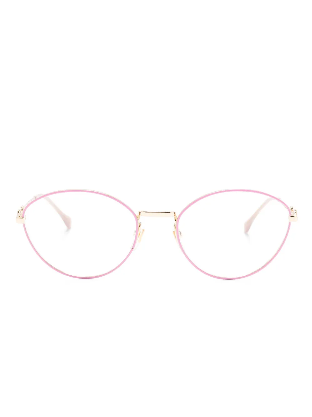Gucci Eyewear lunettes de vue à monture papillon | or | Image 1