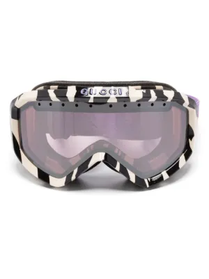 Gucci Eyewear ロゴエンボス スキーゴーグル | グレー | FARFETCH JP