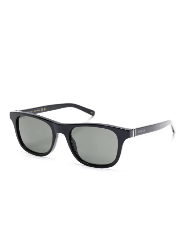 GUCCI 2024 SQUARE BLACK GREY MENS Polarized Sunglasses 53 mm