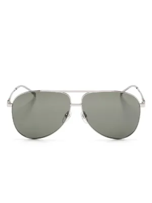 Gucci Eyewear Óculos De Sol Piloto | Neutro | FARFETCH BR