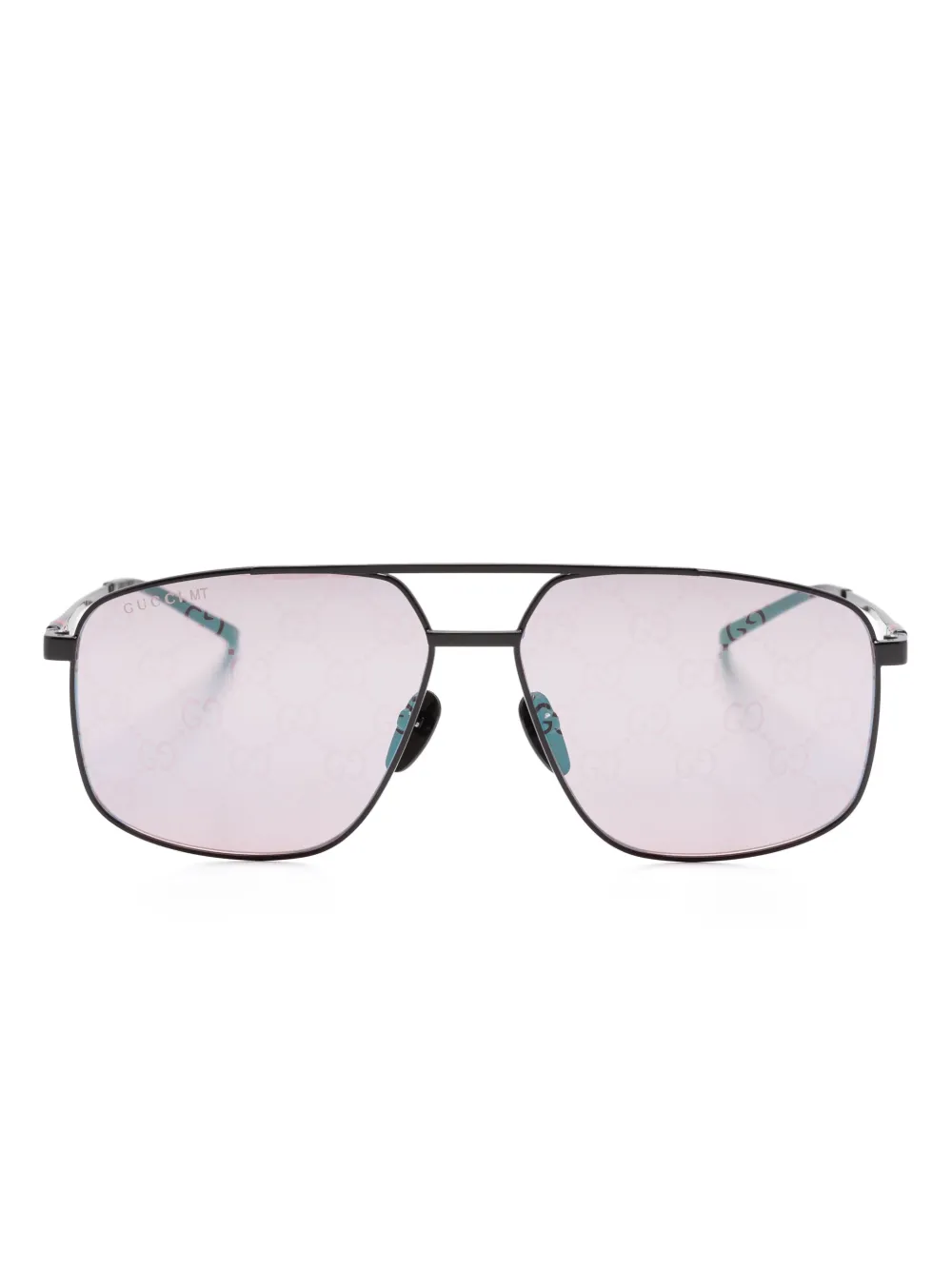 Gucci Eyewear Zonnebril met piloten montuur Zwart