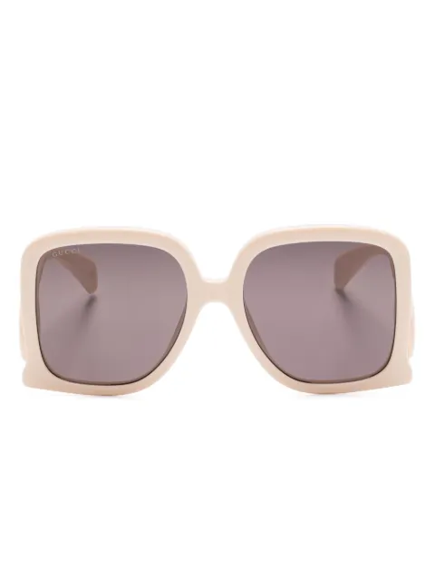 Gucci Eyewear نظارة شمس بإطار كبير