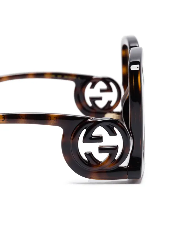 Gucci Eyewear GG1326S Sunglasses | Brown | FARFETCH
