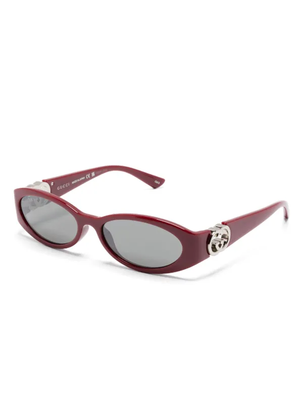 小物 GUCCI sunglasses interlocking round y2k Round-frame sunglasses in yellow gold-toned metal | GUCCI® CA