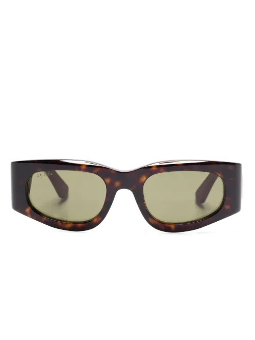 Lunettes de soleil à design colour block - Gucci Eyewear - Modalova