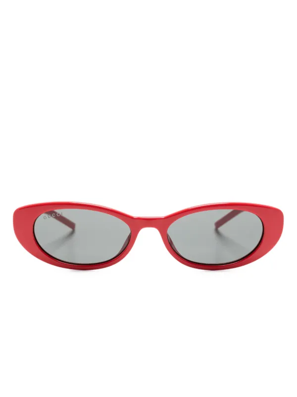 Gucci Eyewear キャットアイ サングラス | レッド | FARFETCH JP
