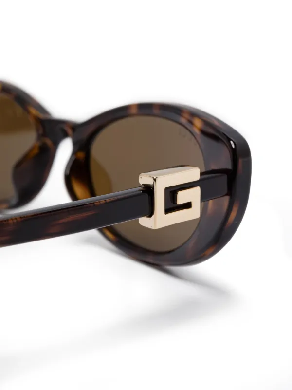 ✨美品✨GUCCI キャットアイサングラス ブラウン Gucci Eyewear キャットアイ サングラス | ブラウン | FARFETCH JP