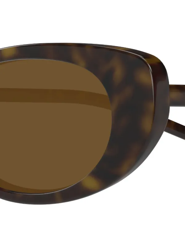 Gucci Eyewear キャットアイ サングラス | ブラウン | FARFETCH JP