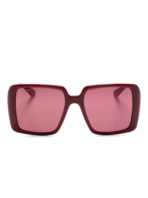 Gucci Eyewear lentes de sol con armazón oversize