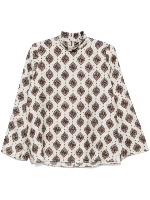 Alberto Biani blusa con estampado floral