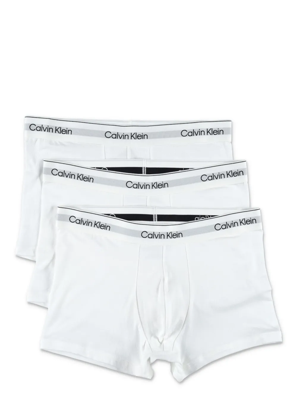 Calvin Klein Underwear logo-waistband boxers (pack of three) | White | Image 1