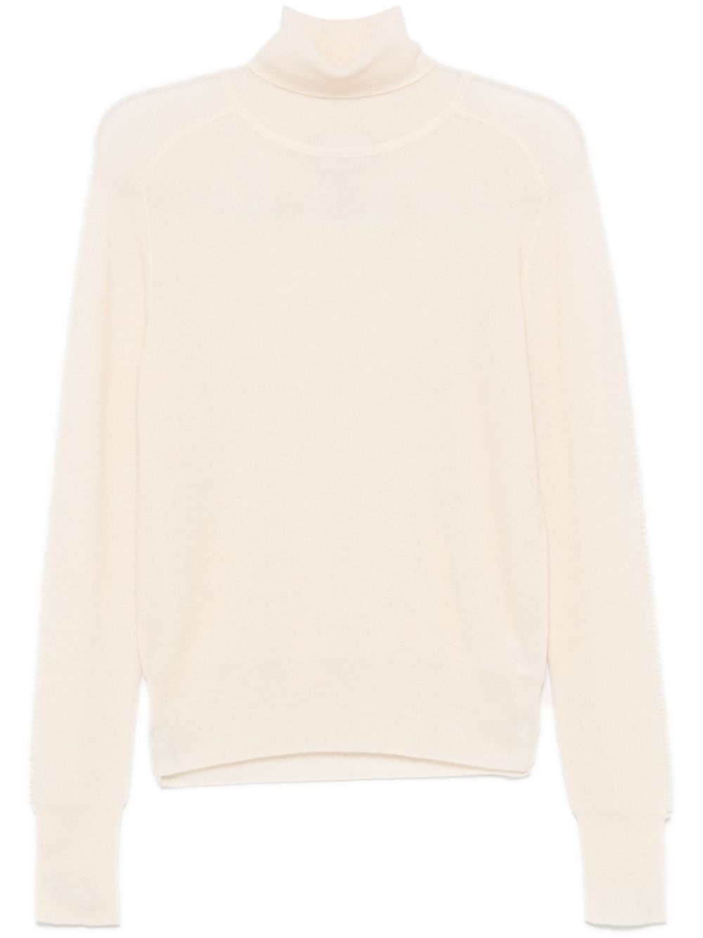 Alysi openwork-trim sweater - Neutrals