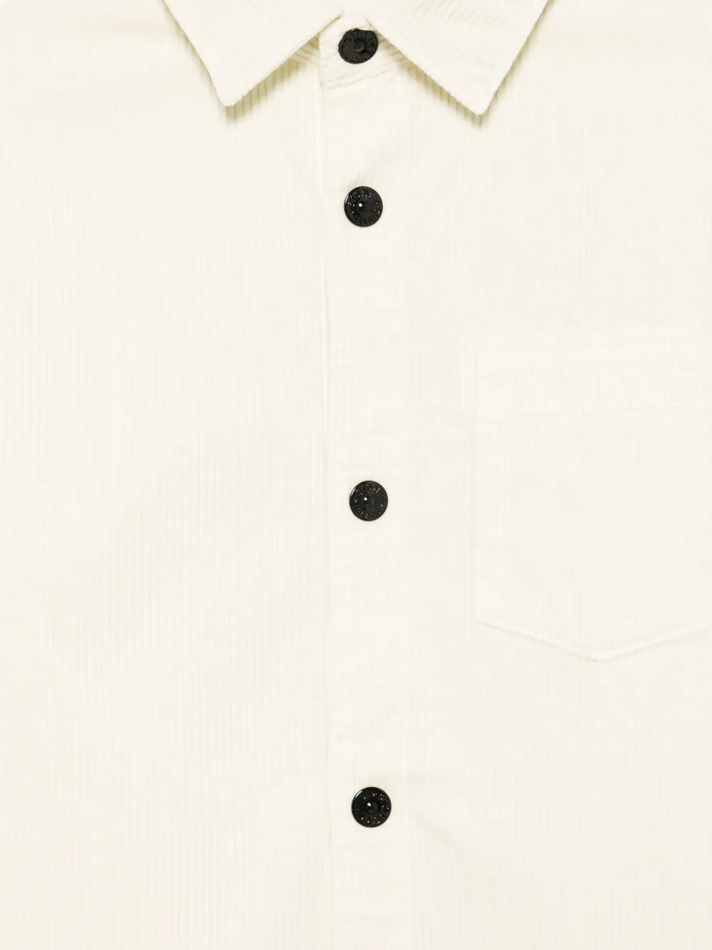 Stone Island Junior Ribfluwelen shirt Beige