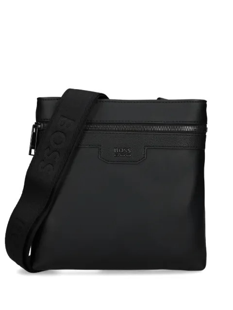 BOSS Bolsa carteiro com letreiro de logo