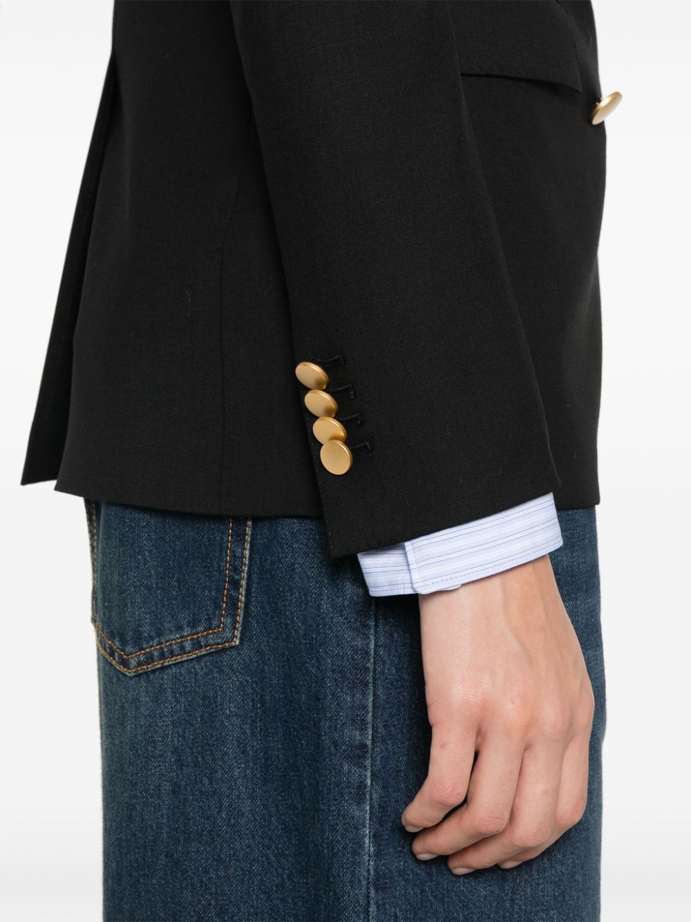 Shop Tagliatore Parigi Blazer In Black