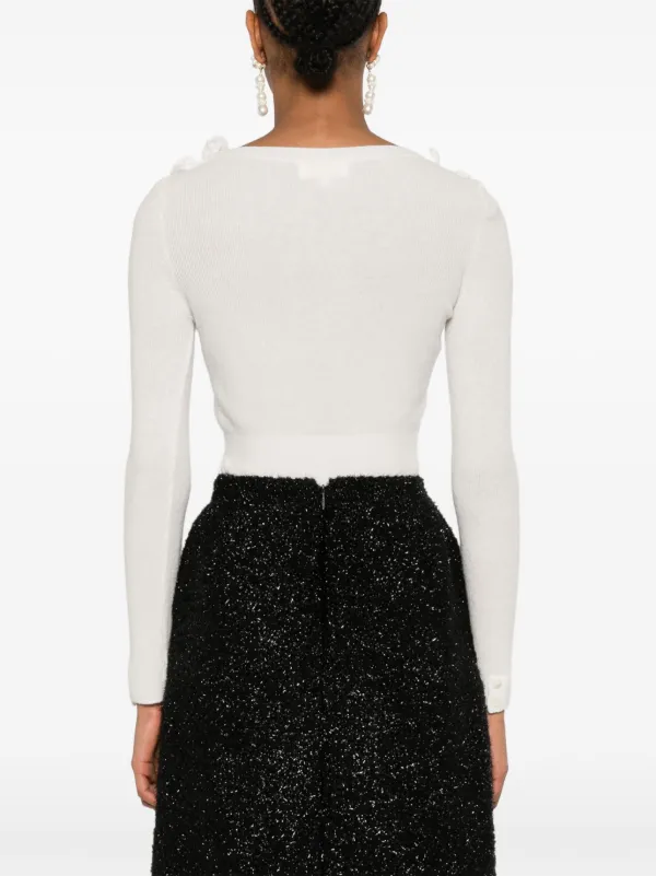 SHUSHU/TONG bow-detailed Bodysuit | White | FARFETCH