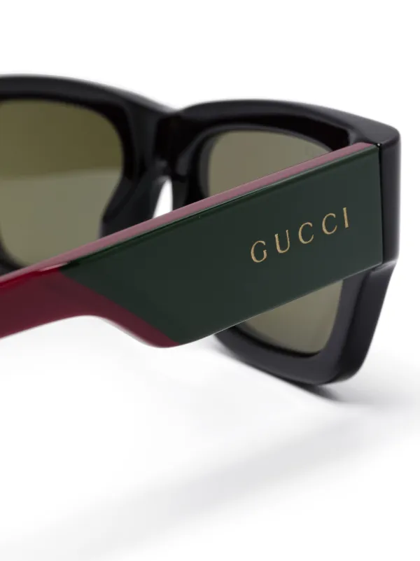 Gucci Eyewear Óculos De Sol GG1668S | Preto | FARFETCH BR