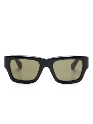 Gucci Eyewear オーバーサイズフレーム サングラス | ブラック