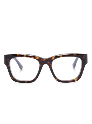 Miu Miu Eyewear square-frame Glasses | Brown | FARFETCH