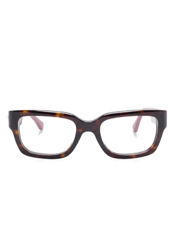 Gucci Eyewear GG1666O Glasses Brown FARFETCH IN
