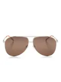 Gucci Eyewear pilot-frame sunglasses - Neutrals