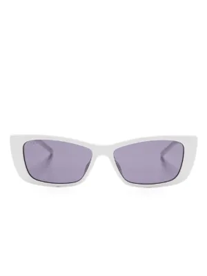 Balenciaga Eyewear BB0291S スクエアフレーム サングラス | ホワイト