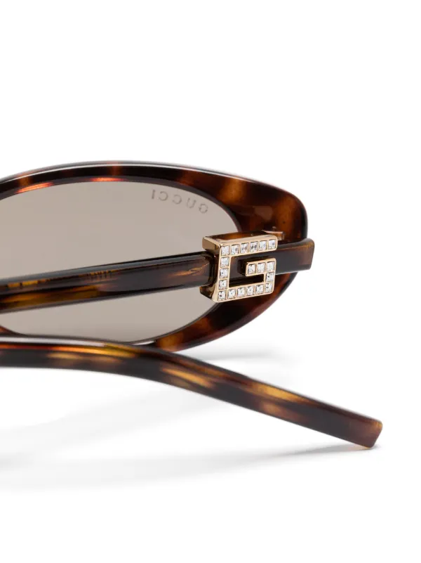 Gucci Eyewear cat-eye Sunglasses | Brown | FARFETCH