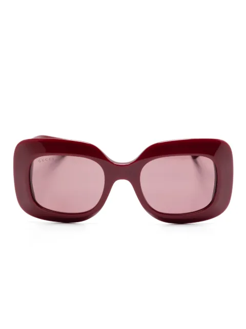 Gucci Eyewear نظارة شمس بإطار مستطيل
