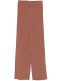 Issey Miyake Hatching Pleats trousers - Brown