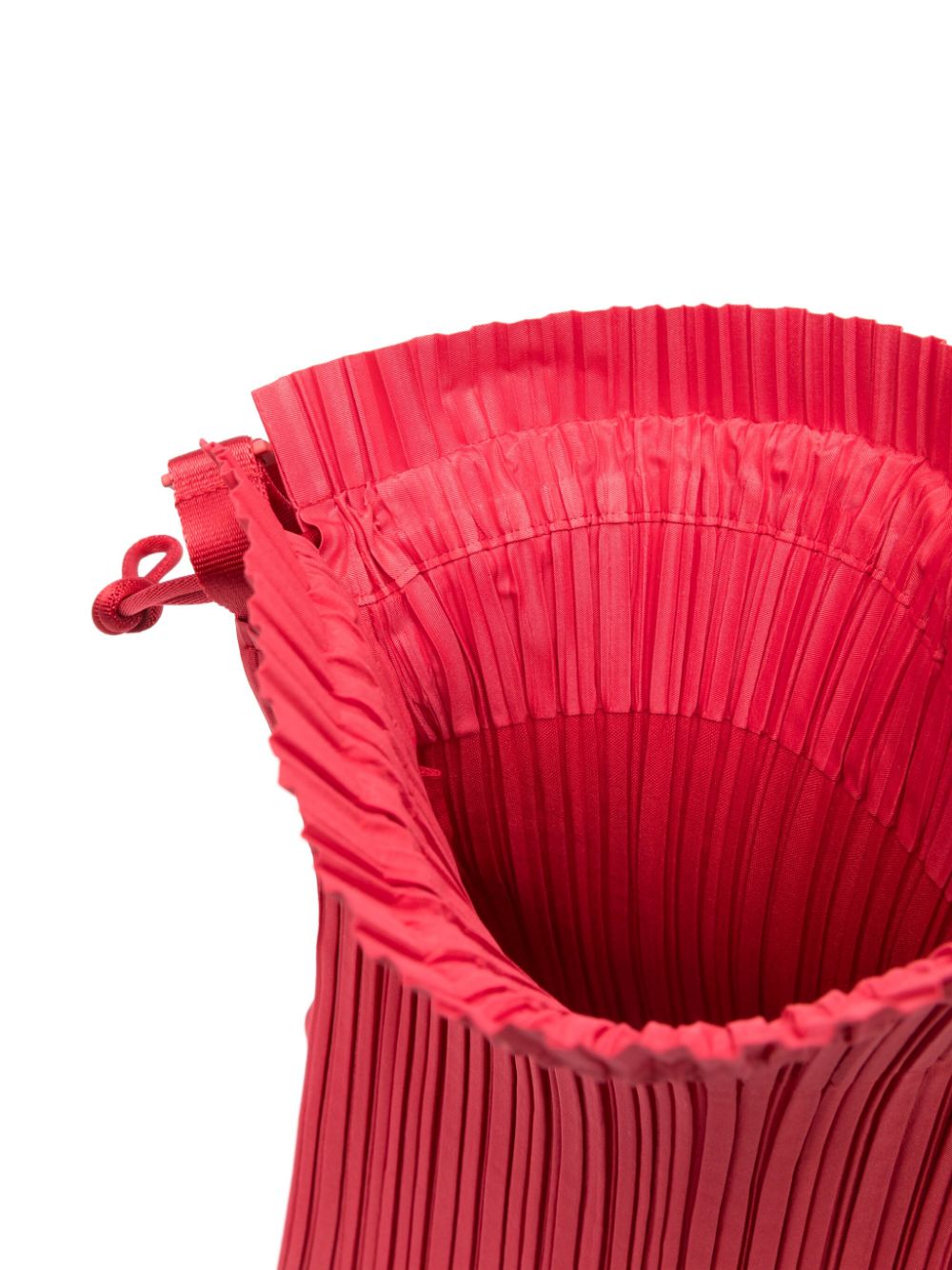 Shop Issey Miyake Square Pleats Cross Body Bag In Rot