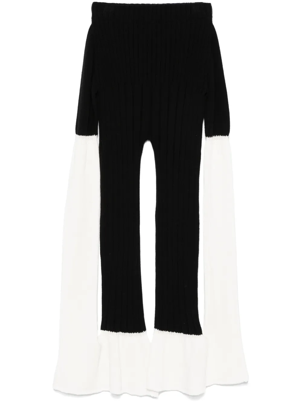 Issey Miyake Broek met print Zwart