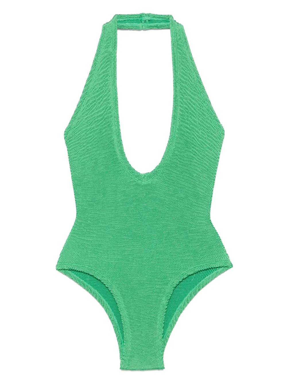 PARAMIDONNA maillot de bain à col v | vert | Image 1