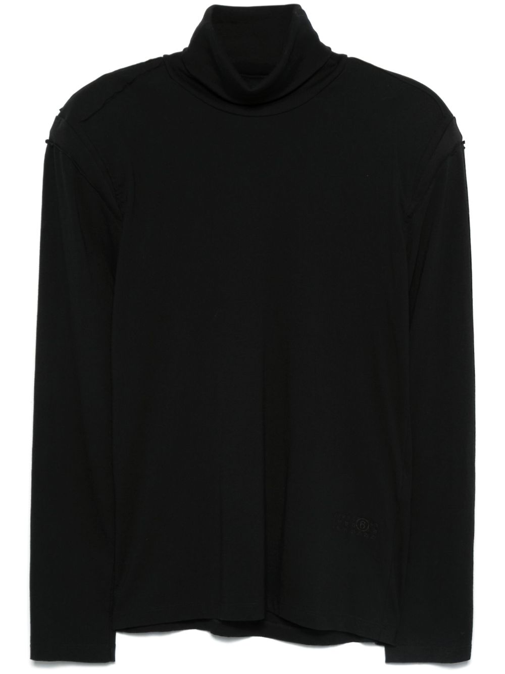 MM6 Maison Margiela single-stitch logo sweatshirt - Black