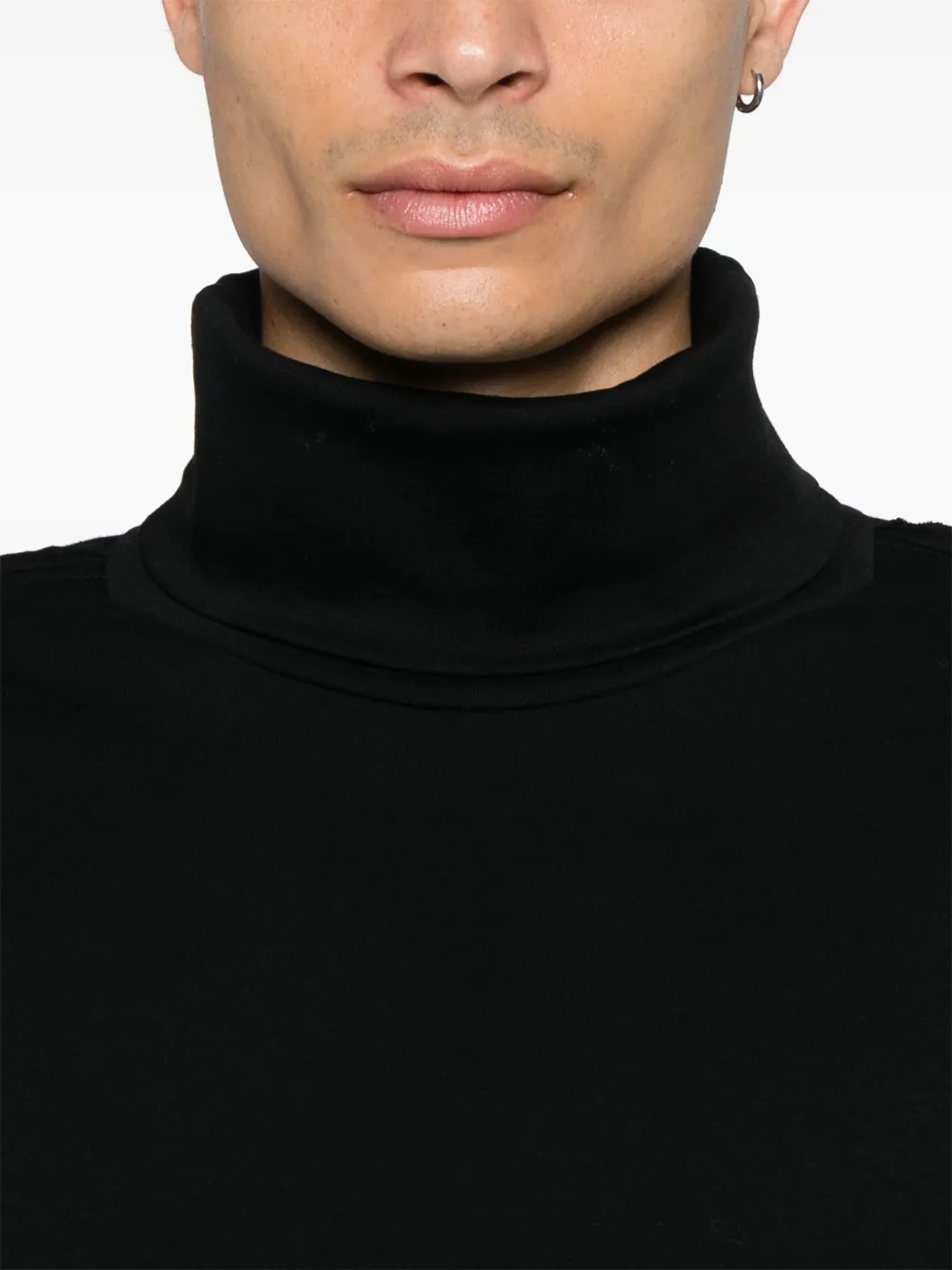 MM6 Maison Margiela Sweater met logo en stiksel Zwart