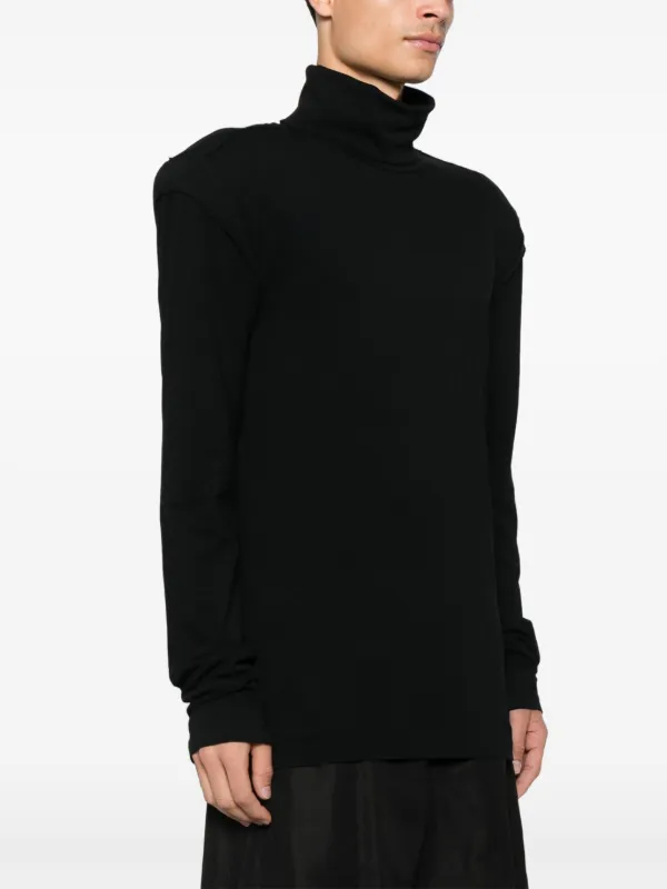 MM6 Maison Margiela single-stitch Logo Sweatshirt | Black