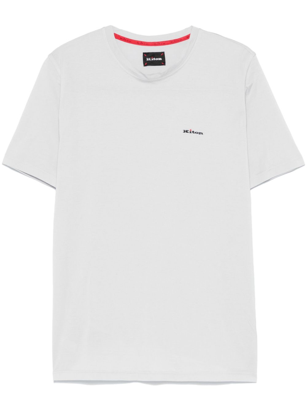 logo-embroidered T-shirt