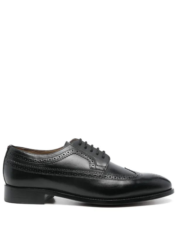 Paul Smith 革靴 レザー 黒 PS Paul Smith レザー ブローグ Paul Smith 革靴 レザー 黒 PS Paul Smith レザー ブローグ