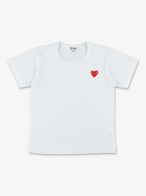 Comme Des Garçons Play Kids T-Shirt mit Herz-Patch