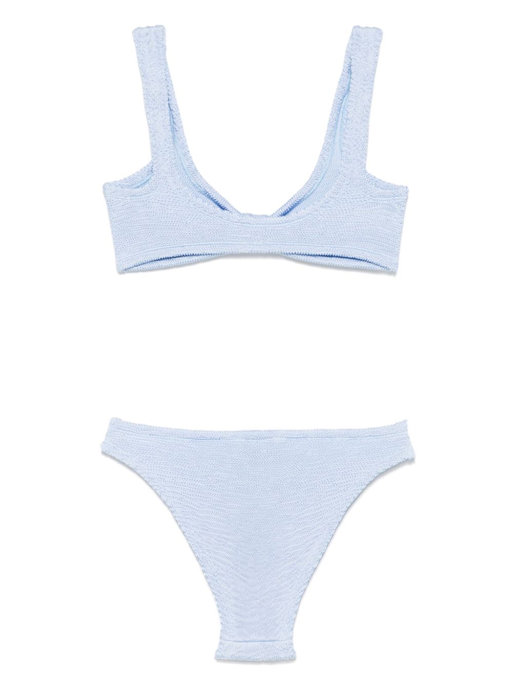 PARAMIDONNA seersucker bikini - Blue