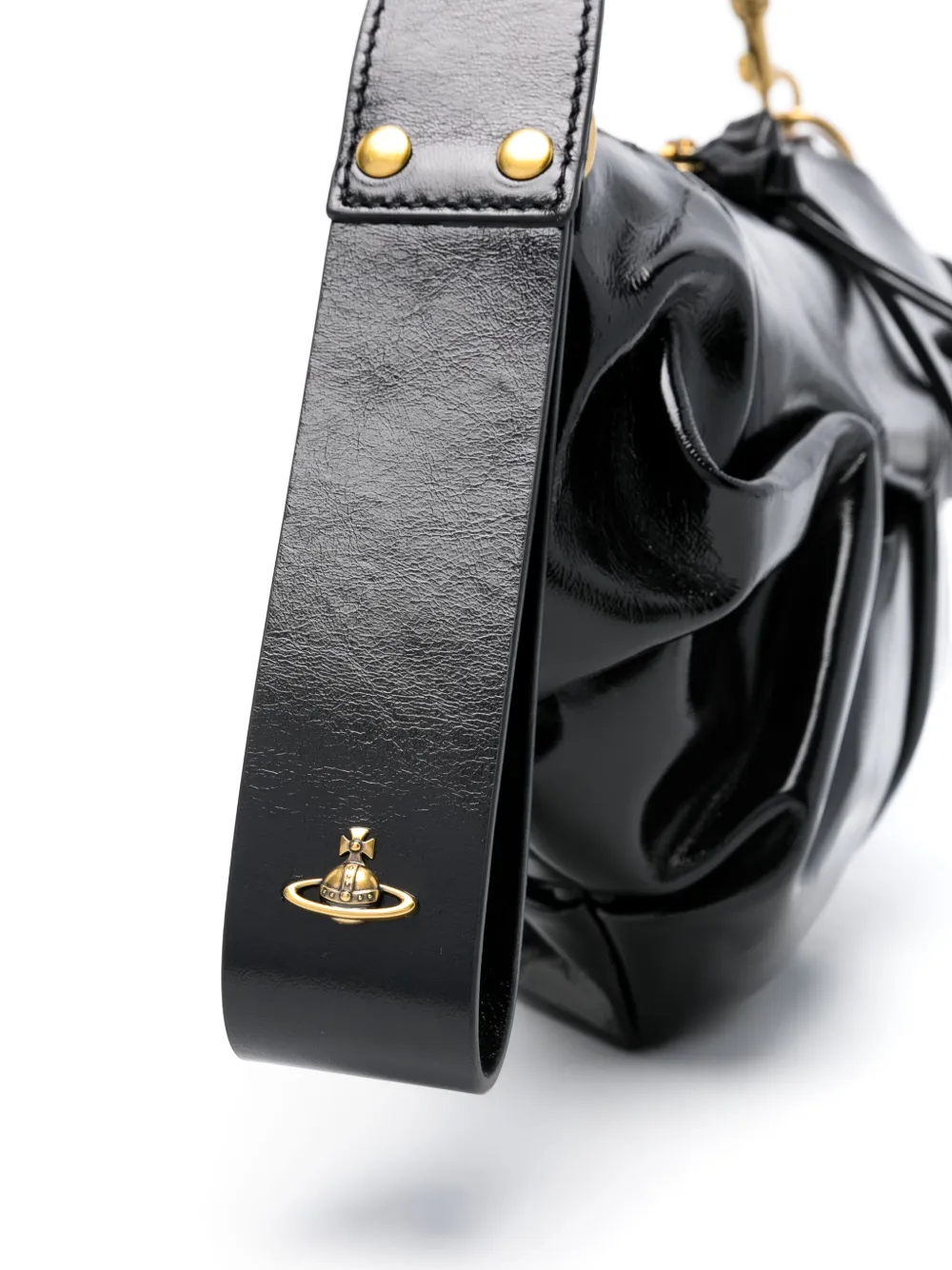 Vivienne Westwood Agnes kleine schoudertas Zwart