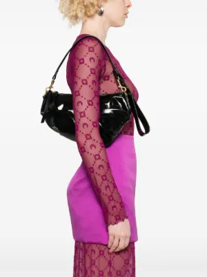 Vivienne Westwood正規品/送料関税込み Clutch + cross bag Vivienne Westwood Daisy Drawstring Croc-Effect Leather Bag