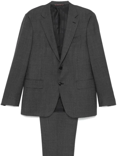 Canali checked suit