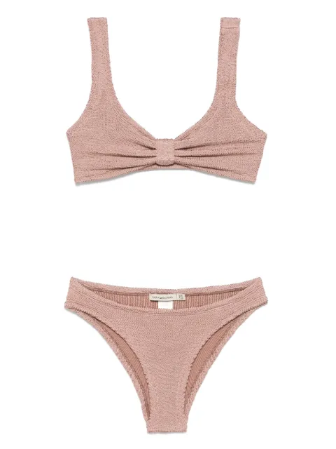 PARAMIDONNA bikini de tejido seersucker