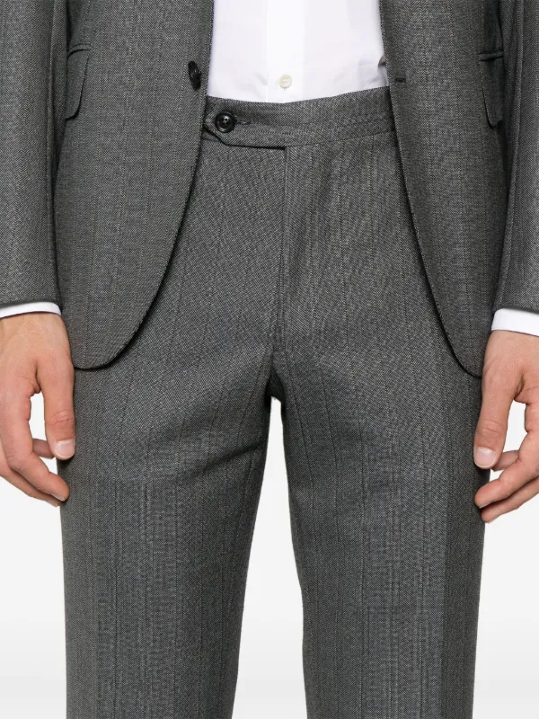 Canali ヘリンボーン スーツ | グレー | FARFETCH JP