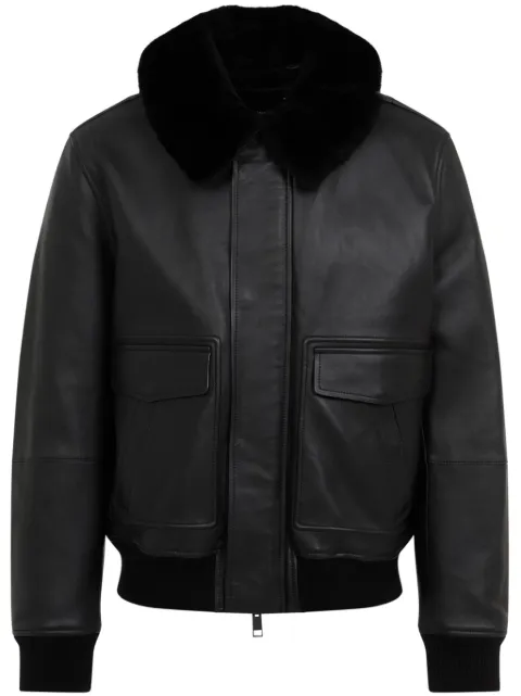 Yves Salomon lether bomber jacket
