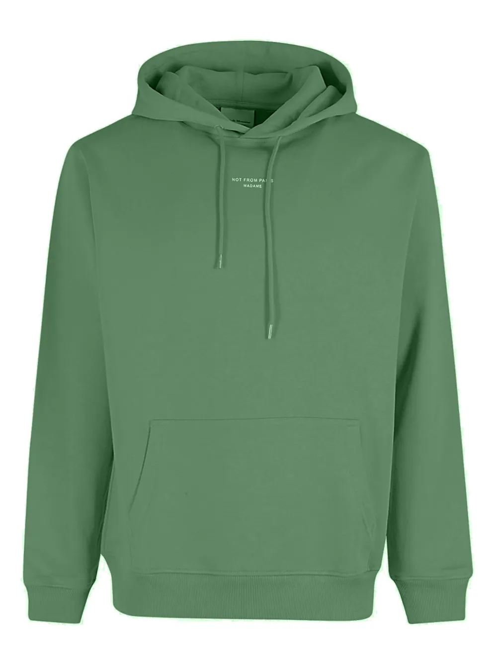 Drôle De Monsieur Hoodie met logoprint Groen