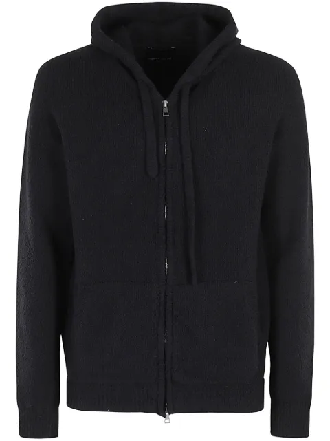 Roberto Collina hoodie con cierre