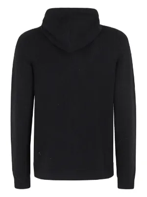 パーカー・フーディ Roberto Collina Blue Spongy Cotton Blend Hoodie Roberto Collina Blue Spongy Cotton Blend Hoodie | ShopSimon