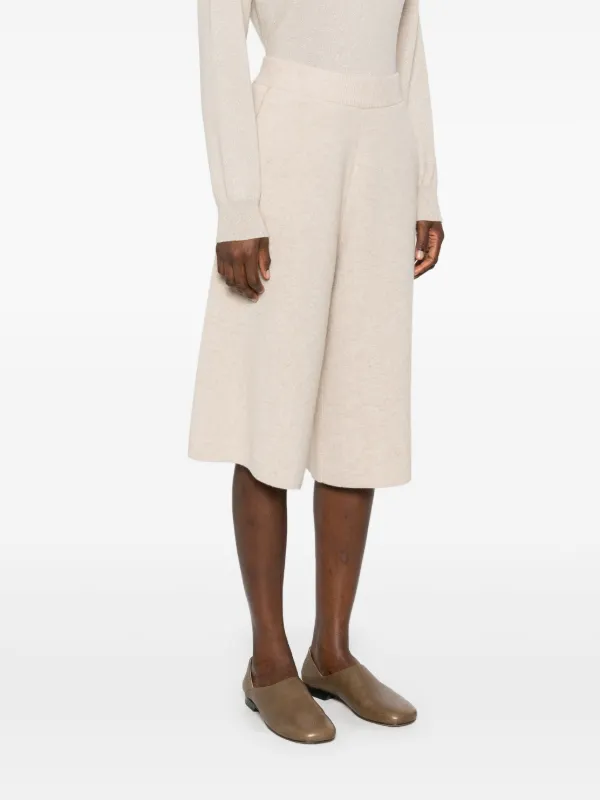 MaxMara（マックスマーラ）ショートパンツ ホワイト　新品 Max Mara ニット ショートパンツ | ニュートラル | FARFETCH JP